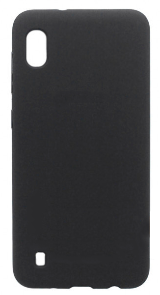 Чехол накладка силикон Silicone Cover Samsung Galaxy A10 черный аналог