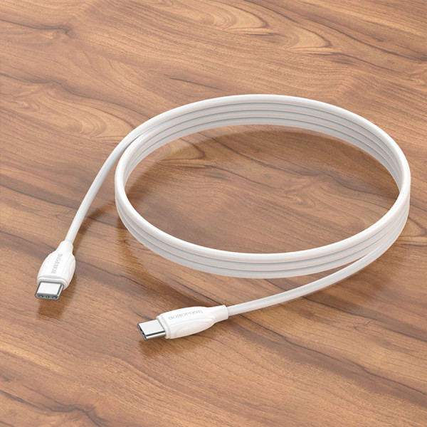 Кабель USB - Type-C Borofone BX19 1м 3A белый