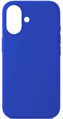 Чехол накладка силикон Silicone Case iPh 16 синий аналог