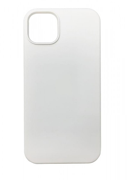 Чехол накладка силикон Silicone Case iPh 14 Plus белый аналог