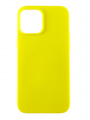 Чехол накладка силикон Silicone Case iPh 13 желтый аналог