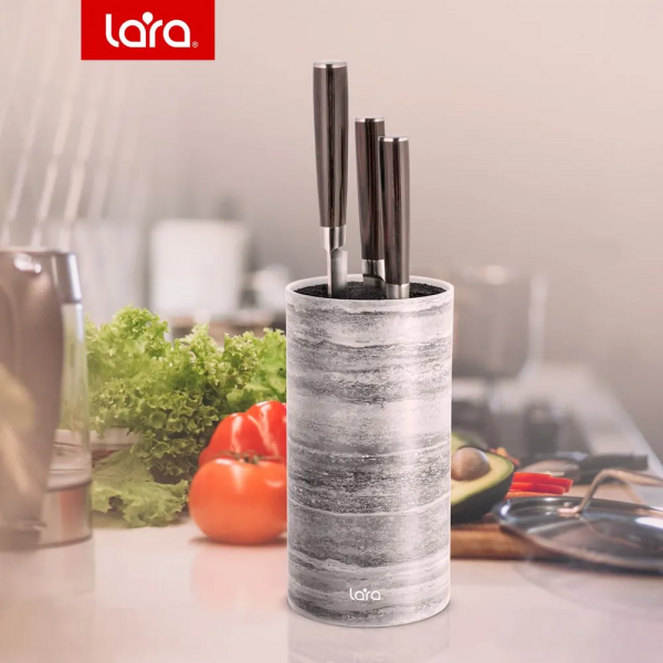 Подставка под ножи Lara серая LR05-103