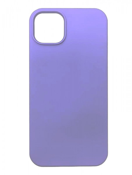 Чехол накладка силикон Silicone Case iPh 14 Plus сиреневый аналог