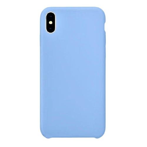 Чехол накладка силикон Silicone Case iPh XR синий аналог