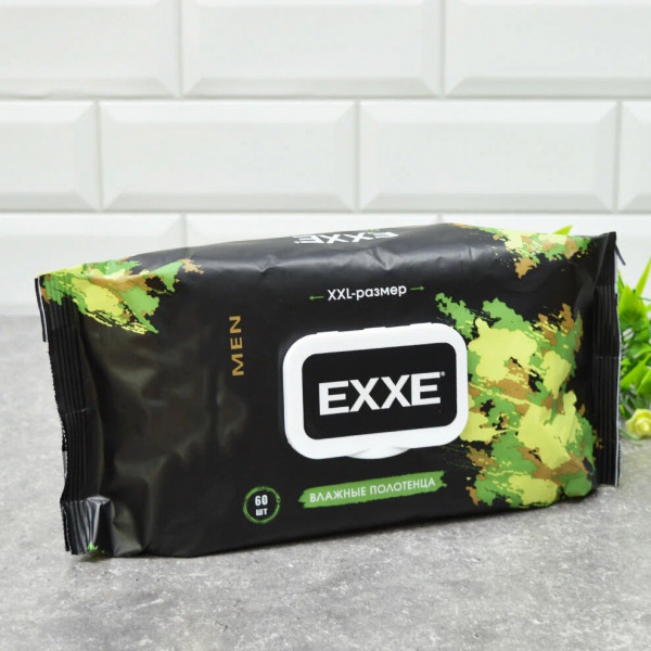 Полотенца влажные Exxe Men Power XXL 60шт 985476