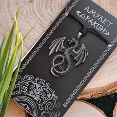 Амулет металл Giftman Летающий дракон 71632