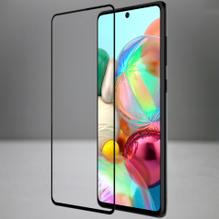 Защитное стекло 3D Samsung Galaxy A71/A72/A73/Note 10 Lite/M51 тех. уп. черное SPI/NSK/LBR