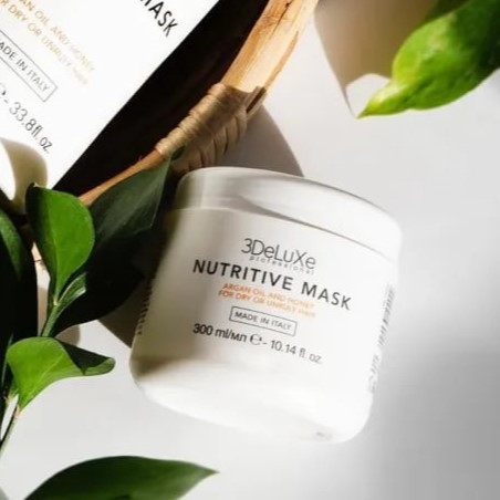 Маска для волос 3DeLuXe Nutritive с аргановым маслом Облегчает расчесывание 300мл 3104922
