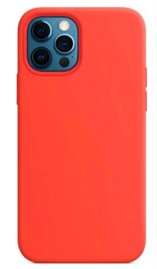 Чехол накладка силикон Silicone Case iPh 11 коралловый аналог