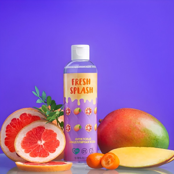 Вода мицеллярная Bio World Fresh Splash с экстрактом манго Мягкое отшелушивание 400мл 001336