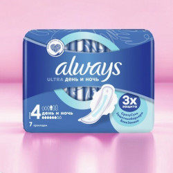 Прокладки гигиенические Always Ultra Day&amp;Night 7шт 041603