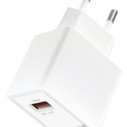 Блок сетевой USB 1x + кабель USB-Lightning Earldom 3A 18Вт EU45L белый
