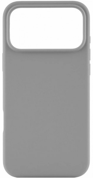 Чехол накладка силикон Silicone Case iPh 17 Pro Max серый аналог