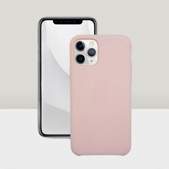 Чехол накладка силикон Silicone Case iPh 11 Pro пыльно-розовый аналог