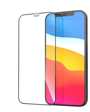 Защитное стекло 3D iPh 12/12 Pro черное Hoco G1