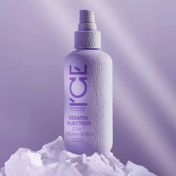 Крем-спрей для волос ICE Take It Home Keratin Injection с кератином Восстанавливающий 200мл 100158