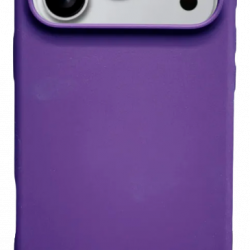 Чехол накладка силикон Silicone Case iPh 17 Pro Max фиолетовый аналог