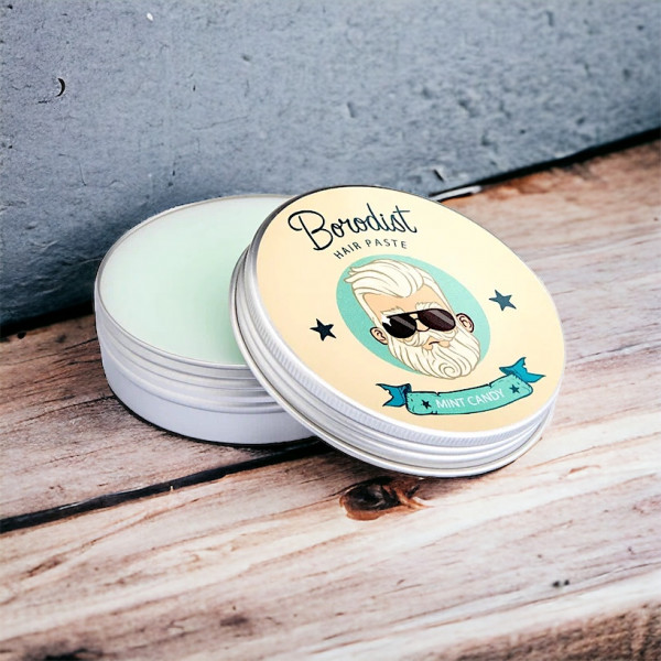 Паста для волос Borodist Mint Candy Сильная фиксация Матирующая 100мл 0009