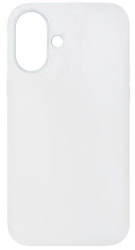 Чехол накладка силикон Silicone Case iPh 16 белый аналог
