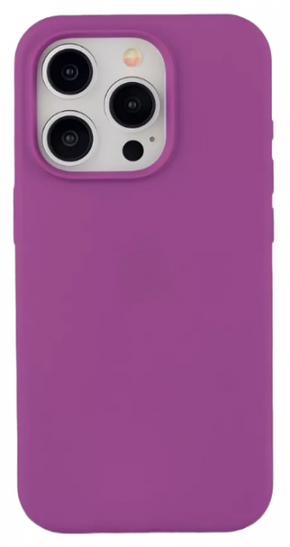 Чехол накладка силикон Silicone Case iPh 15 Pro Max фиолетовый аналог
