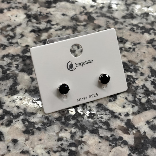 Серьги-пусеты LB Exqulslte Y1022A2 металл серебряные-