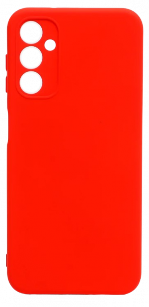 Чехол накладка силикон Silicone Cover Samsung Galaxy A14 красный аналог