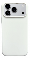 Чехол накладка силикон Silicone Case iPh 17 Pro белый аналог