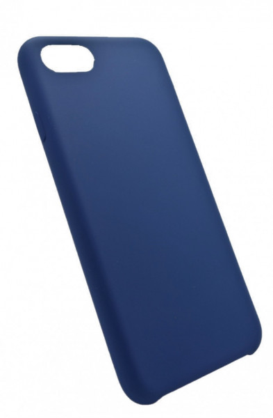 Чехол накладка силикон Silicone Case iPh 16E темно-синий аналог
