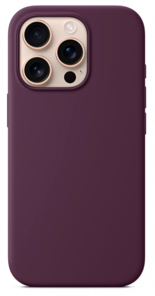Чехол накладка силикон Silicone Case iPh 16 Pro Max фиолетовый аналог