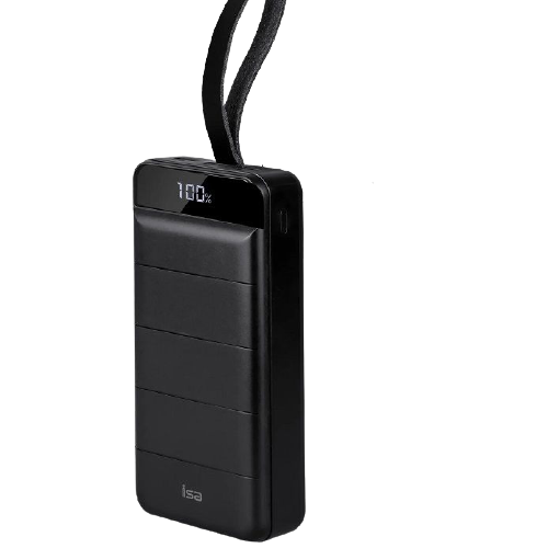 Аккумулятор внешний ISA PB-10 30000mAh с дисплеем черный