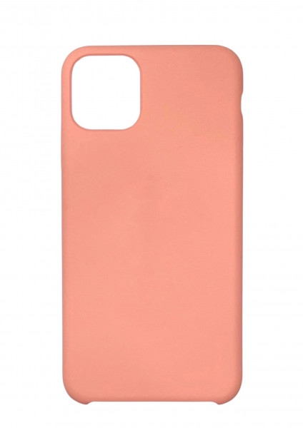 Чехол накладка силикон Silicone Case iPh 12/12 Pro персиковый аналог