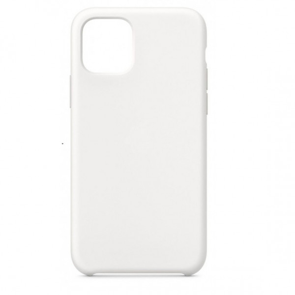 Чехол накладка силикон Silicone Case iPh 11 белый аналог