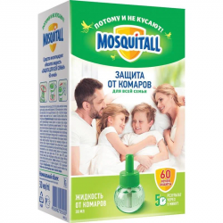Жидкость от комаров в фумигатор Mosquitall 60 ночей