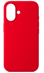 Чехол накладка силикон Silicone Case iPh 16 Plus красный аналог