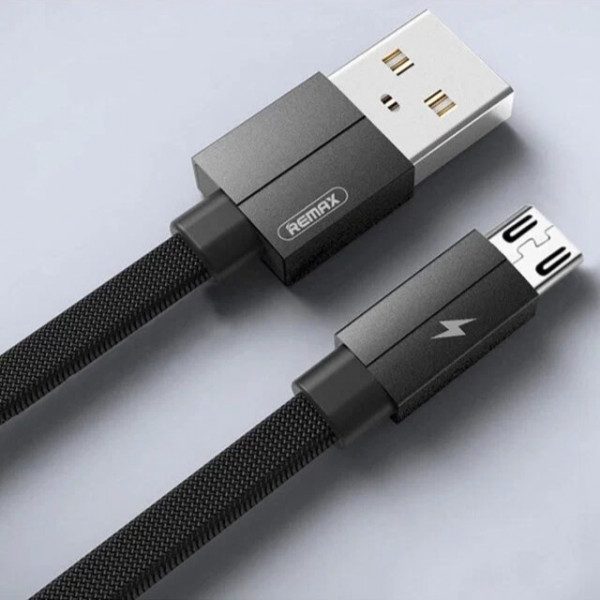 Кабель USB - Micro USB Remax Kerolla RC-094m 1м 2,1A черный
