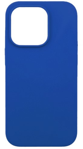 Чехол накладка силикон Silicone Case iPh 16 Pro синий аналог